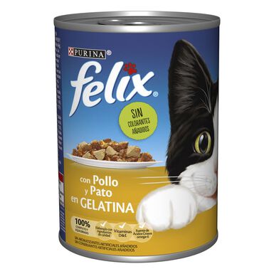Purina Felix frango e pato lata para gatos